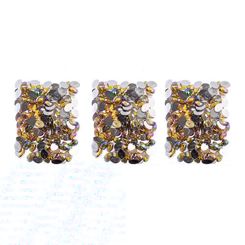 Acrylic Oval Flat Back Rhinestones 18x13mm  Aurora Borealis 200pcs/Bag