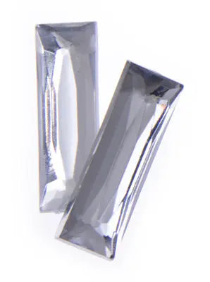 Acrylic Rectangle Facetted 8x23mm 