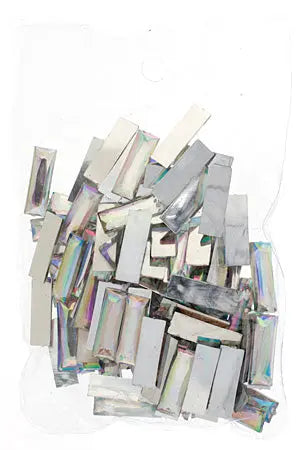 Acrylic Rectangle Facetted 8x23mm 