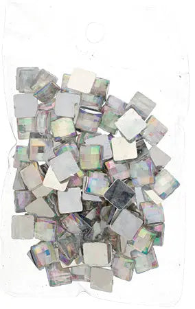 Acrylic Square Facetted 10mm 