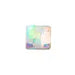 Acrylic Square Facetted 12mm Crystal Aurora Borealis