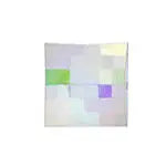 Acrylic Square Facetted 18mm Crystal Aurora Borealis - Cosplay Supplies Inc