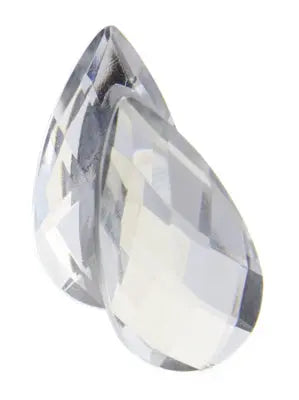 Acrylic Pear Facetted 17x9mm