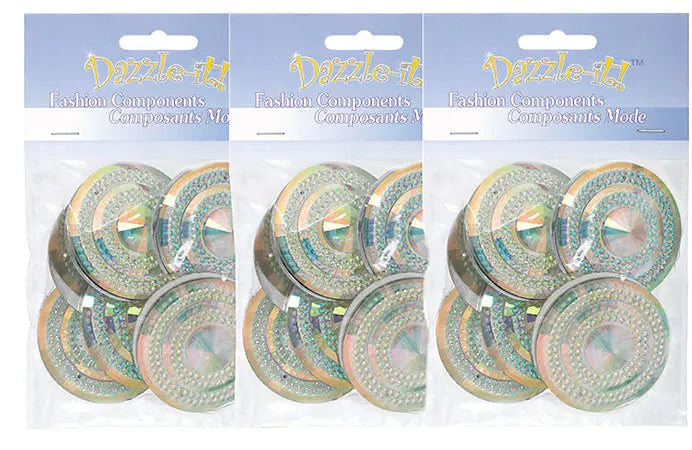 Glitz Sew-On Stone 10pcs Round 45mm 