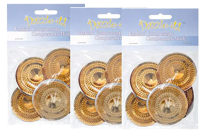 Glitz Sew-On Stone 10pcs Round 45mm 