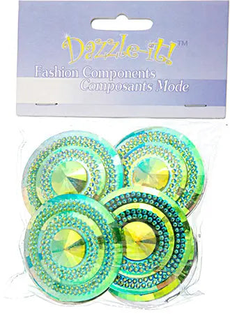 Glitz Sew-On Stone 10pcs Round 45mm 