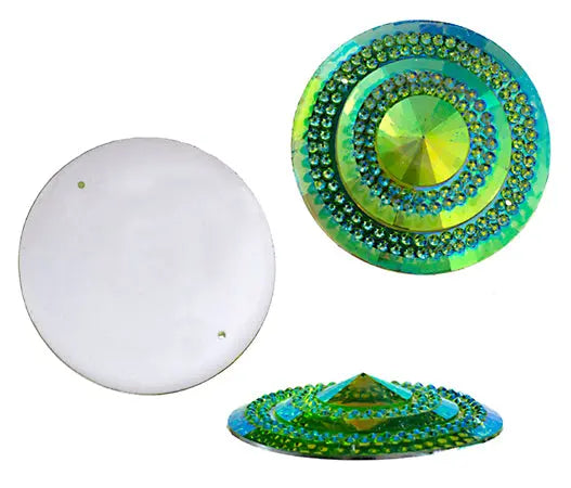 Glitz Sew-On Stone 10pcs Round 45mm 