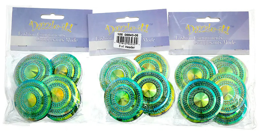 Glitz Sew-On Stone 10pcs Round 45mm 