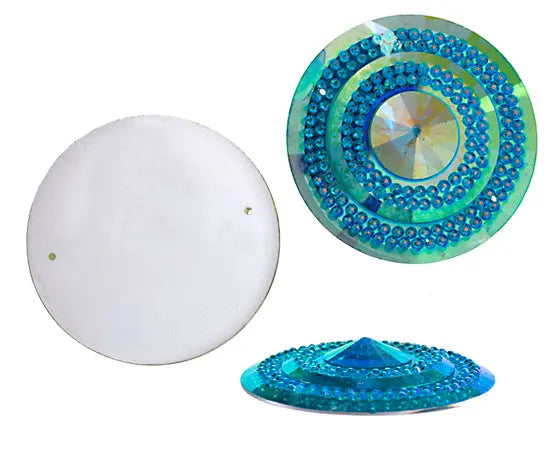 Glitz Sew-On Stone 10pcs Round 45mm 