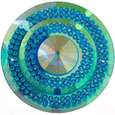 Glitz Sew-On Stone 10pcs Round 45mm - Cosplay Supplies Inc