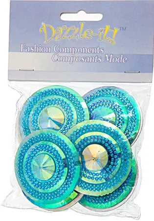 Glitz Sew-On Stone 10pcs Round 45mm 