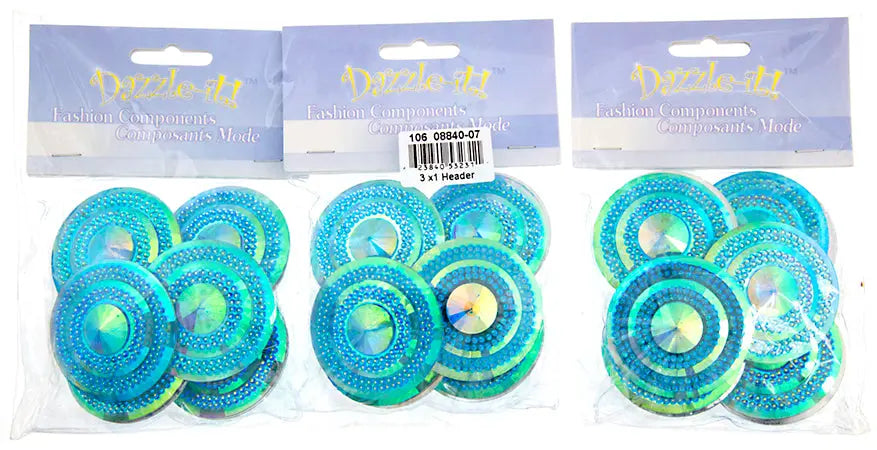 Glitz Sew-On Stone 10pcs Round 45mm 