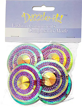 Glitz Sew-On Stone 10pcs Round 45mm 