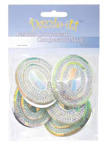 Glitz Sew-On Stone 10pcs Oval 40x50mm 