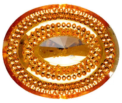 Glitz Sew-On Stone 10pcs Oval 40x50mm - Cosplay Supplies Inc