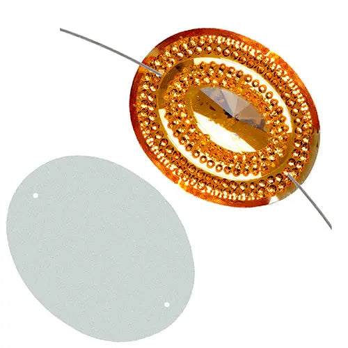 Glitz Sew-On Stone 10pcs Oval 40x50mm 