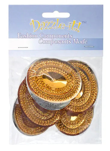 Glitz Sew-On Stone 10pcs Oval 40x50mm 