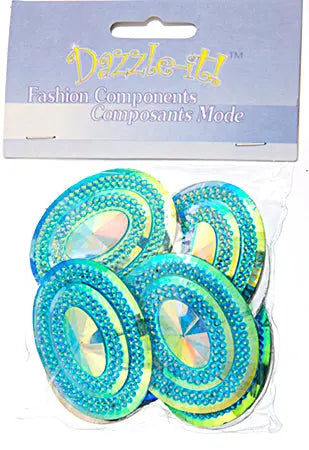 Glitz Sew-On Stone 10pcs Oval 40x50mm 