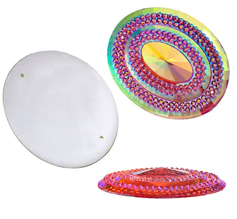 Glitz Sew-On Stone 10pcs Oval 40x50mm 