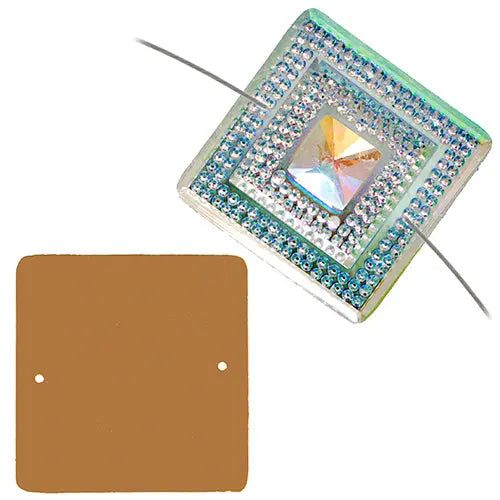 Glitz Sew-On Stone 10pcs Square 40mm 
