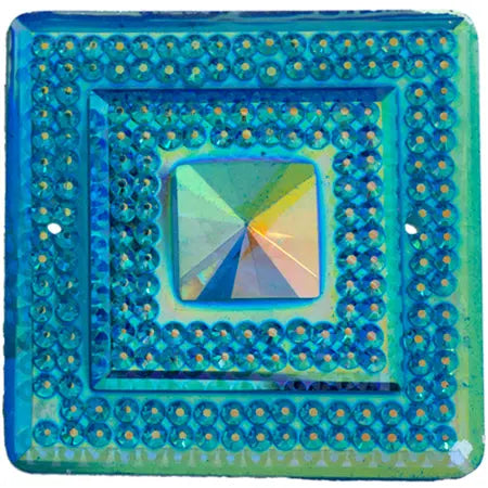Glitz Sew-On Stone 10pcs Square 40mm - Cosplay Supplies Inc