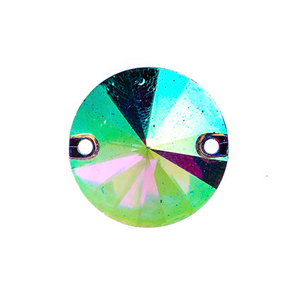 Resin Sew-On Metalico Stone Rivoli 18mm