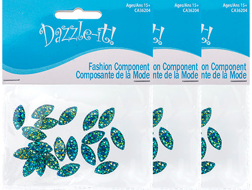 Resin Sew-On Gummyspike Navette 7x15mm  Aurora Borealis