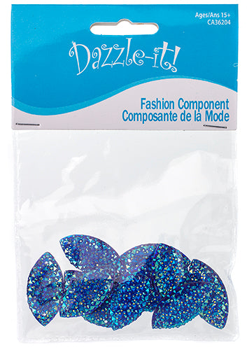 Resin Sew-On Gummyspike Navette 15x30mm Aurora Borealis