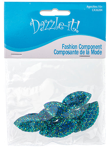 Resin Sew-On Gummyspike Navette 15x30mm Aurora Borealis