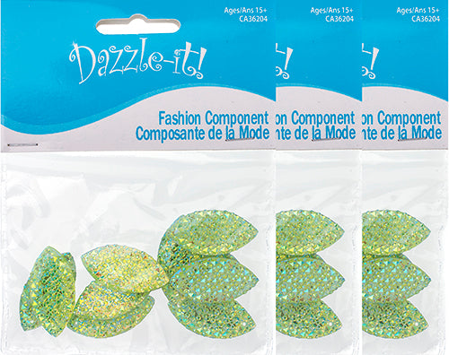 Resin Sew-On Gummyspike Navette 15x30mm Aurora Borealis