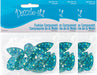 Resin Sew-On Gummyspike Drop 16x30mm Aurora Borealis
