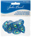 Resin Sew-On Peacock Stones 10pcs 20x30mm Drop 
