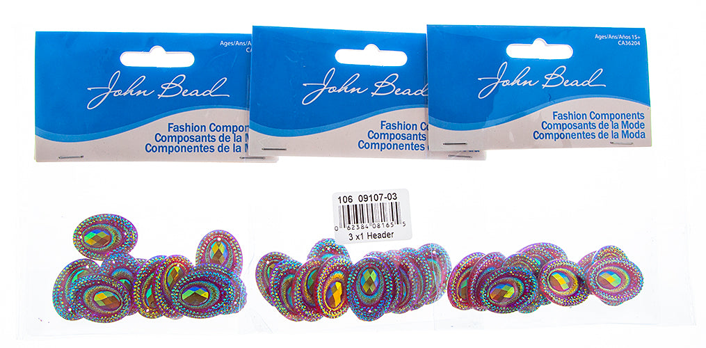 Resin Sew-On Peacock 10pcs 18x25mm Oval 