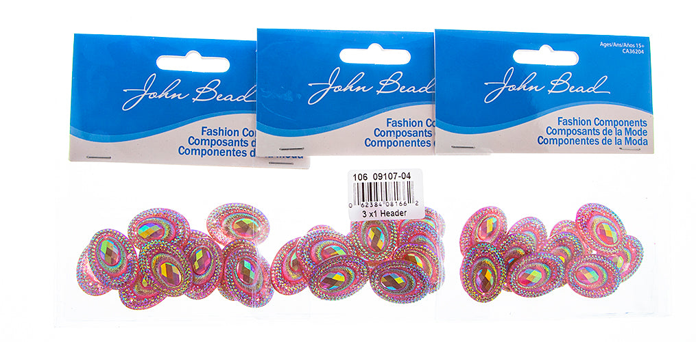 Resin Sew-On Peacock 10pcs 18x25mm Oval 