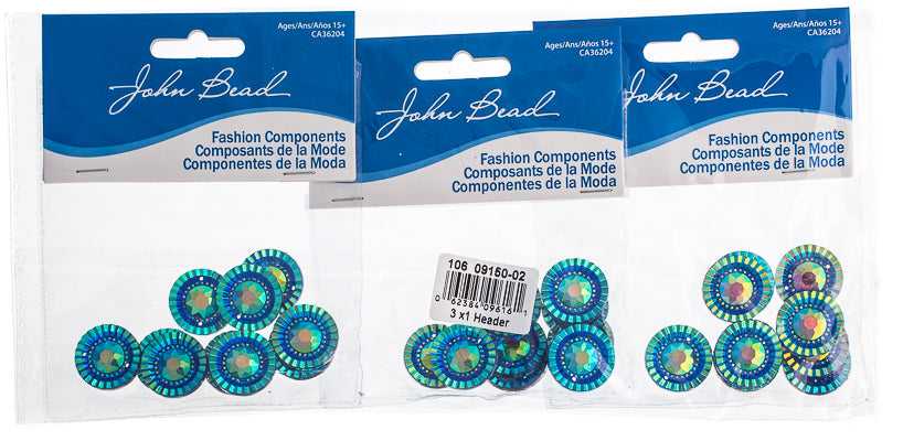 Resin Sew-On Piikki Stones 10pcs 20mm Round 