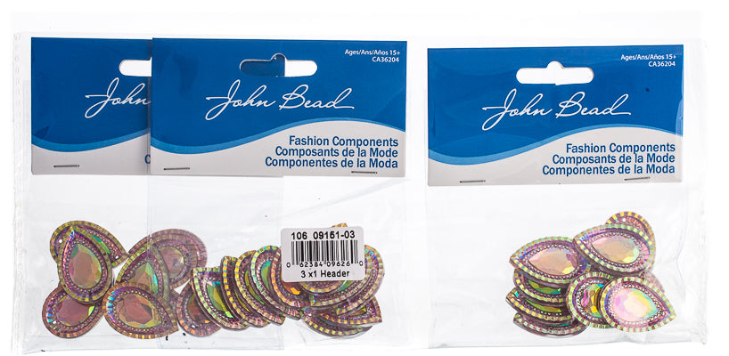 Resin Sew-On Piikki Stones 10pcs 20x30mm Drop 