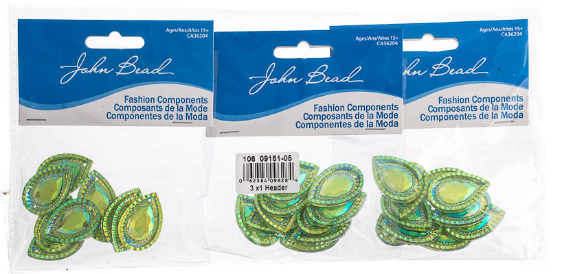 Resin Sew-On Piikki Stones 10pcs 20x30mm Drop 