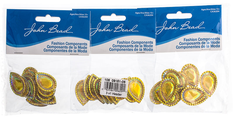 Resin Sew-On Piikki Stones 10pcs 20x30mm Drop 