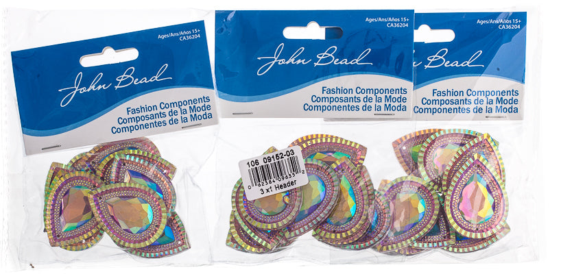 Resin Sew-On Piikki Stones 10pcs 30x40mm Drop 