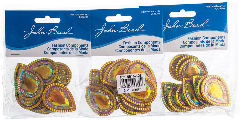 Resin Sew-On Piikki Stones 10pcs 30x40mm Drop 