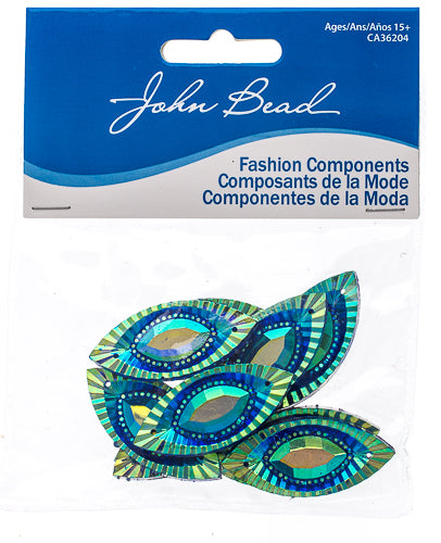 Resin Sew-On Piikki Stones 10pcs 18x40mm Navette 