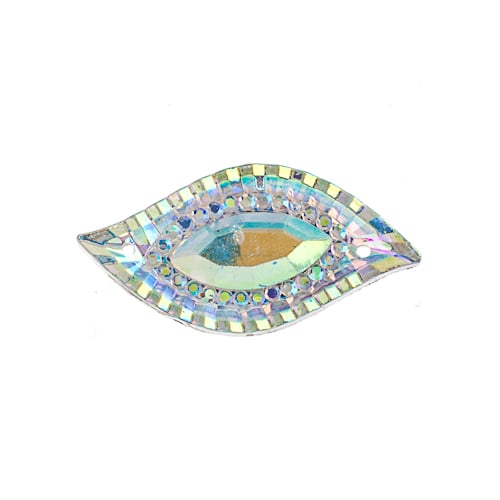 Resin Sew-On Piikki Stones 10pcs 15x30mm Navette