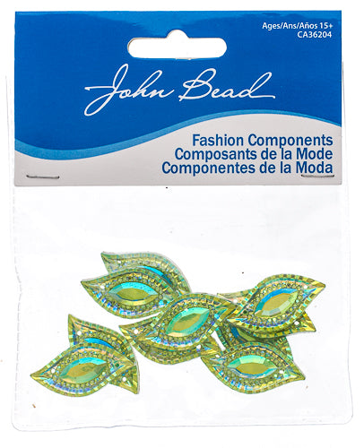 Resin Sew-On Piikki Stones 10pcs 15x30mm Navette 