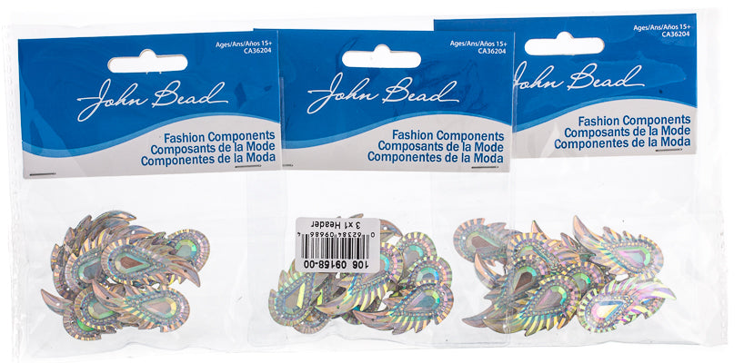 Resin Sew-On Piikki Stones 10pcs 17x36mm Leaf Crystal Aurora Borealis