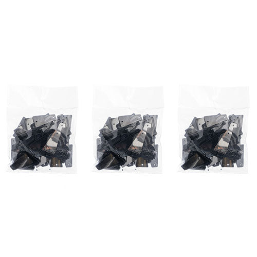 Resin Sew-On Geo Stones 50pcs 13x23mm Trapezoid 