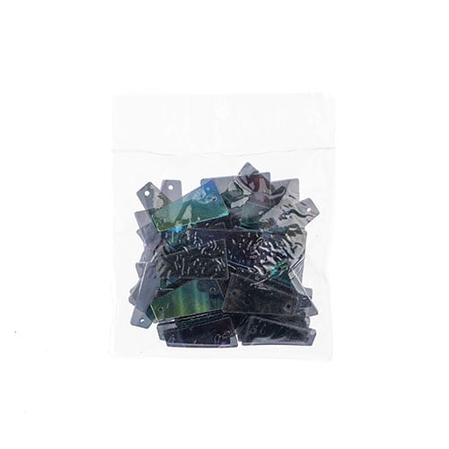 Resin Sew-On Geo Stones 50pcs 13x23mm Trapezoid 