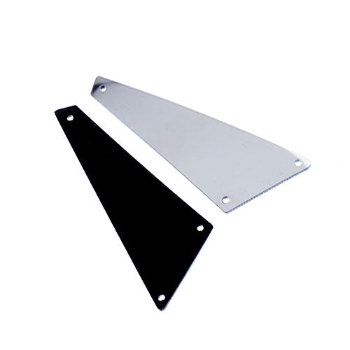 Resin Sew-On Geo Stones 50pcs 13x23mm Trapezoid 