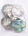 Shell Pendant With Top Hole 25mm Round Flat Abalone