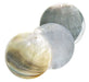Shell Pendant With Top Hole 45mm Round Flat Abalone