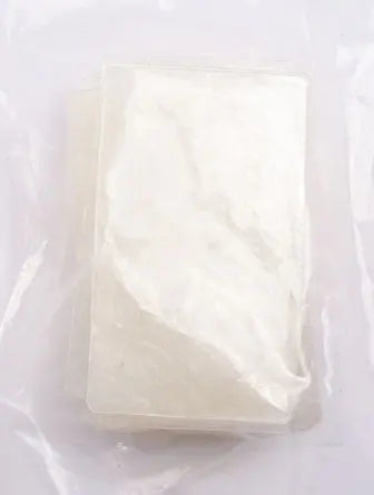 Shell Pendant With Top Hole 35x60mm Rectangular White